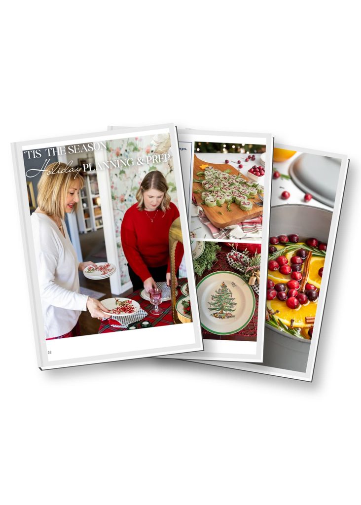 Planning and prepping section of the E-Book "Twinkling Lights and Festive Bites"