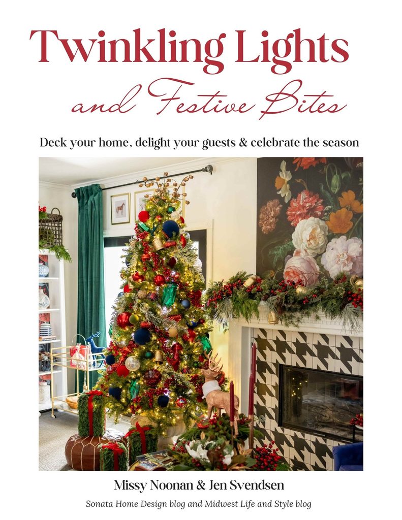 The Christmas holiday entertaining E-Book "Twinkling Lights and Festive Bites."